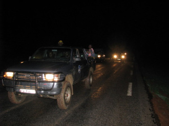 04 Convoi Des 9 Vehicules IdP Sous Escorte